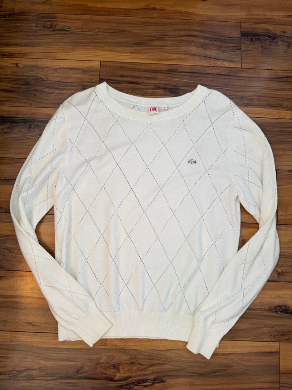 Vintage Lacoste Diamond Knit Sweater